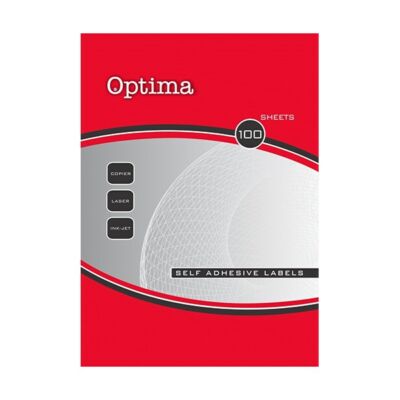 Etikett OPTIMA 32095 97x67,7mm 800 címke/doboz 100 ív/doboz