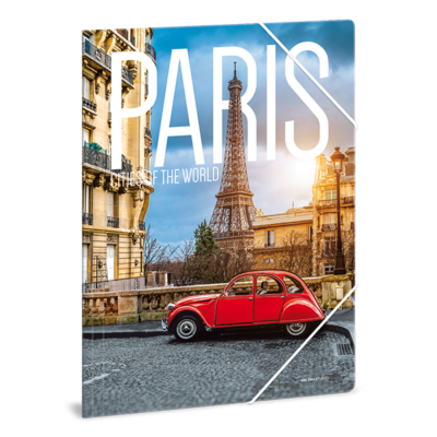 Gumis mappa ARS UNA A/4 Paris Cities Of The World